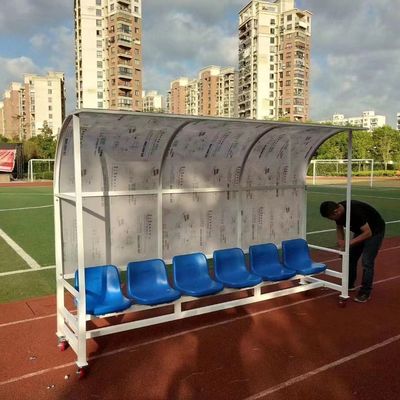 Bon prix Banc en acier de joueur de football de tube de Galavanized avec le certificat d'en 12727 en ligne