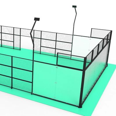 Bon prix Cour de tennis de padel standard d'un an avec une surface lisse en ligne