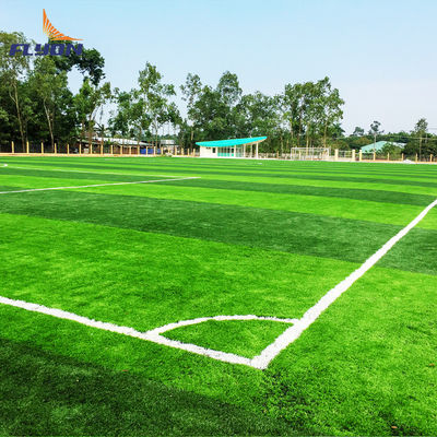 Bon prix 40 à 60 mm de gazon synthétique pour le football gazon artificiel pour le terrain de football en plein air en ligne