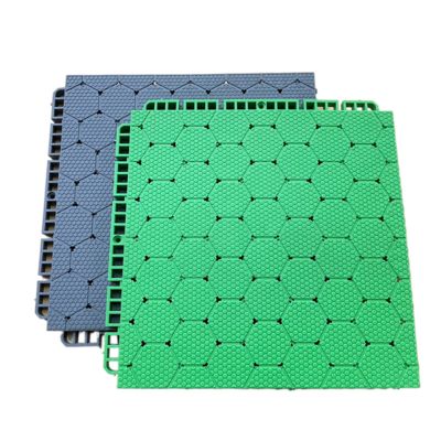 Bon prix Effets polypropylène copolymère PP Carreaux de plancher de sport Performance ultime pour les cours intérieures extérieures en ligne