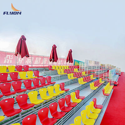 Bon prix EN 12727 Compliant Aluminum Bleachers with BS 5852 Fire Resistance and 5 Years Warranty for Outdoor Stadium Seating en ligne