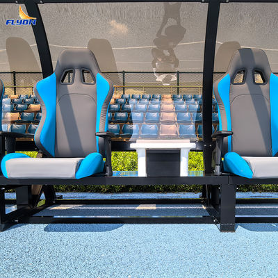 Bon prix Banc de remplacement portable en aluminium avec installation à assembler et garantie de 5 ans pour abri d'équipe de stade de soccer en ligne