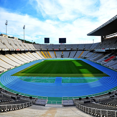 Bon prix EPDM SBR Athletic Synthetic Track Sandwich System With IAAF Approved en ligne