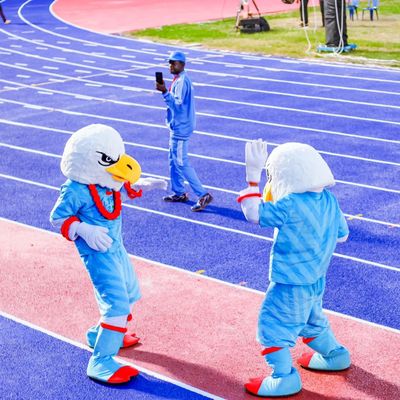 Bon prix Voie courante de sandwich non toxique, voie de course sportive avec la certification d'IAAF en ligne