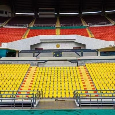 Bon prix Allocation des places en plastique fixe de stade avec le type fixé au mur au plancher en ligne
