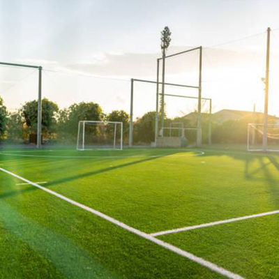 Anti fausse herbe artificielle UV, taille synthétique de pile de l'herbe 15mm de tennis