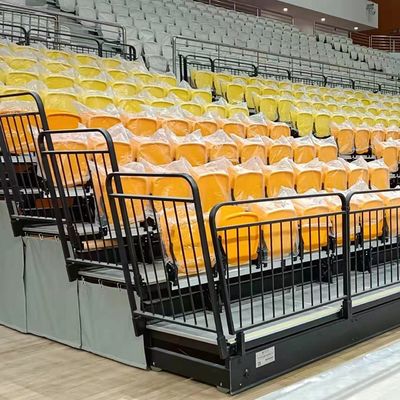 PPE Matériau HDPE Retractible Bleacher siège avec 480 cm * 552 cm * 780 cm Taille et 2 ans de garantie