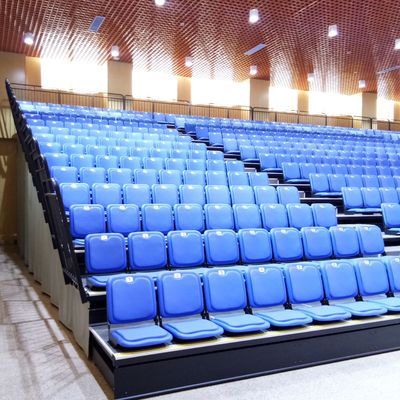 Allocation des places escamotable moderne de blanchisseur, système de places assises télescopique pour le théâtre d'école