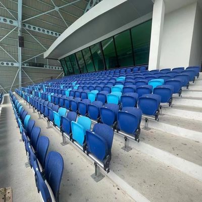 Bon prix Anti Aging Fixed Plastic Stadium Chair For Arena Sport Field OEM en ligne