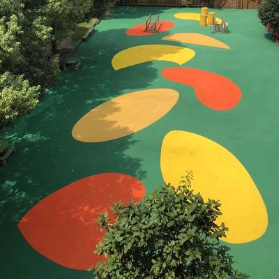 Granules en caoutchouc de beau terrain de jeu résistant d'hydrolyse pour le passage couvert de ville