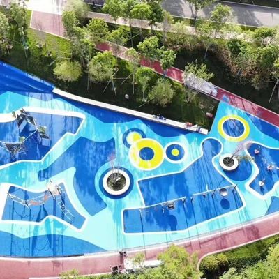 Les sports mettent en place les granules en caoutchouc pour écologique UV non toxique de terrain de jeu anti