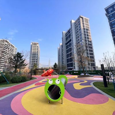 Bon prix Les animaux multicolores modèlent le plancher en caoutchouc de granule d'EPDM pour des enfants Palyground en ligne