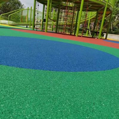 Bon prix Le plancher en caoutchouc standard de granules de ROHS EPDM pour des sports mettent en place anti écologique UV en ligne