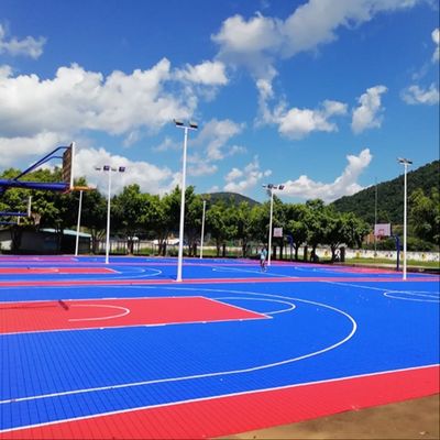 Carrelages de verrouillage extérieurs de polypropylène pour le court de tennis de basket-ball