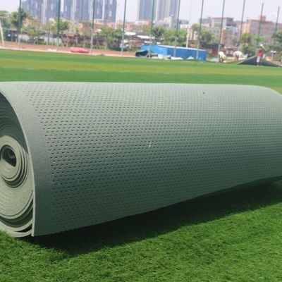 Protection en caoutchouc de choc de mousse d'OEM pour l'utilisation extérieure de gazon synthétique artificiel d'herbe