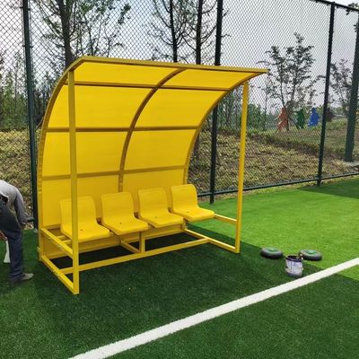 Bon prix Bancs de remplacement adaptés aux besoins du client du football avec l'abri pour le stade Club de Football d'école en ligne