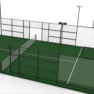 Bon prix Cour de tennis de padel en extérieur synthétique lisse Installation facile en ligne