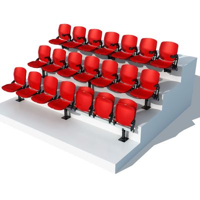 Bon prix 5 ans sièges de sport en plastique anti-UV résistant au feu largeur 45cm en ligne