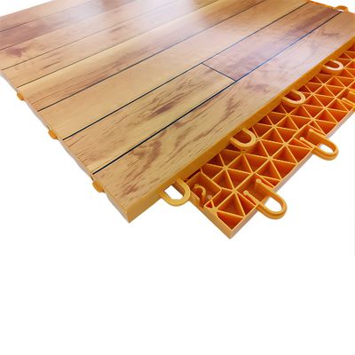Bon prix Planchers de sport en PP résistant aux chocs aux couleurs vives pour les terrains intérieurs et extérieurs en ligne