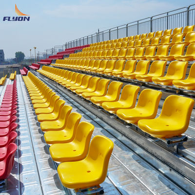 Bon prix Tribunes de sport en aluminium métallique en extérieur avec garde-corps optionnel en ligne