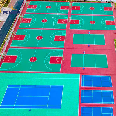 Bon prix Classe 1 Résistance au feu Polyuréthane Cour de sport Pu Plancher de sport pour les installations sportives multiples en ligne