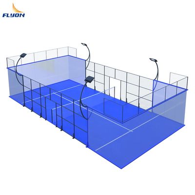 Bon prix Cour de tennis de padel verte facile à installer pour les performances en ligne