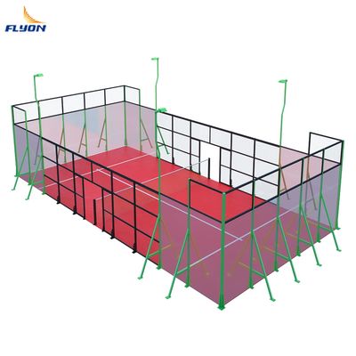 Bon prix Surface lisse verte Cour de tennis de padel Installation facile pour les performances en ligne