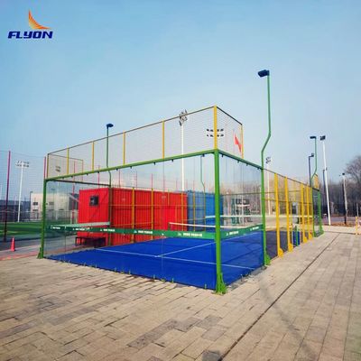 Bon prix Matériau synthétique cour de tennis de padel de taille standard et espaces verts en ligne