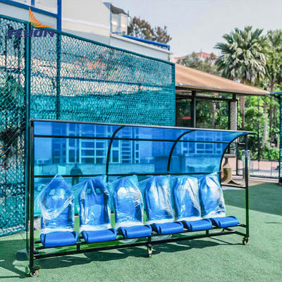 Bon prix Abri portable pour remplacer le banc de football avec un logo / un nom d'équipe personnalisable et une accessibilité conforme à l'ADA en ligne