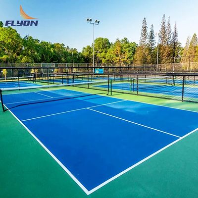 Bon prix Surface de sable de cristal Pattern Cour de pickleball Résistant à la décoloration haute durabilité en ligne