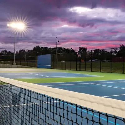 Protection UV couche verte supérieure haut- tapis de cour de pickleball avec revêtement arcylique sable cristallin