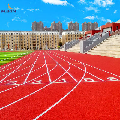 Bon prix Améliorer les performances sportives Système de versage complet Pistes de course sportive Surface texturée Conception de niveau le plus élevé en ligne