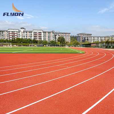 Bon prix Système de remplissage complet Pistes de course de sport Surface en polyuréthane avec finition texturée en ligne