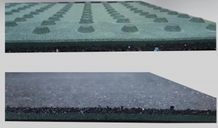 Bon prix Tapis de sol en caoutchouc Blindway durable, pavage tactile, 60*100cm, couleur personnalisée en ligne