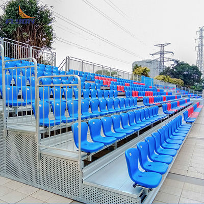 Bon prix Temporary Outdoor Chairs Gym Aluminum Bleachers with Plastic Seats en ligne