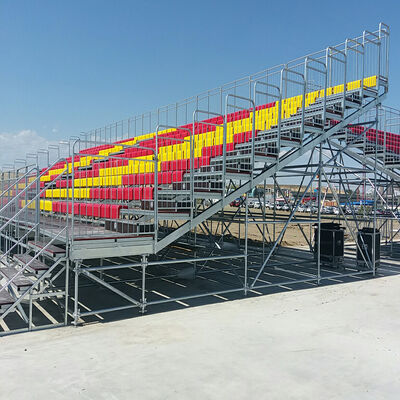 Bon prix Bancs en aluminium avec siège durable - Sièges modulaires de stade faciles à installer et à démonter en ligne