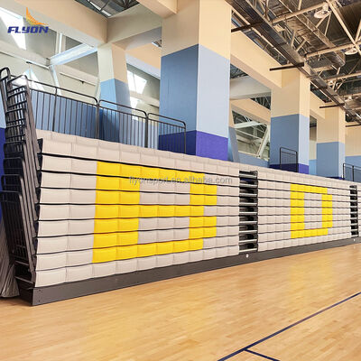 Bon prix Nova Seats Matériau HDPE Tribunes rétractables avec couleur personnalisable pour gymnase et école en ligne