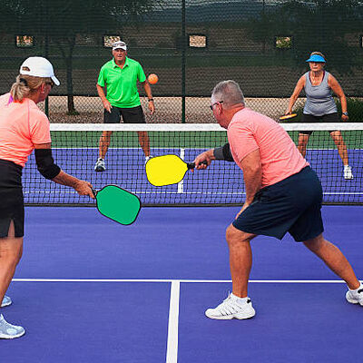Bon prix Mat et rouleau de terrain de pickleball portable antidérapant durable pour le jeu professionnel en ligne