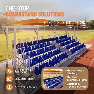 Bon prix Gradins modulaires en métal pour extérieur à installation rapide avec taille personnalisable pour gradins de stade en aluminium en ligne